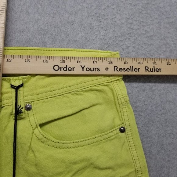 Royal Blue Shorts Mens 38 Neon Yellow Chino Pockets Casual Cotton Outdoor - Picture 7 of 9